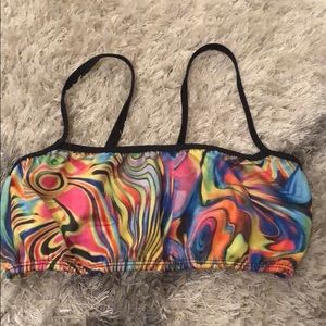 Acid funk bralette